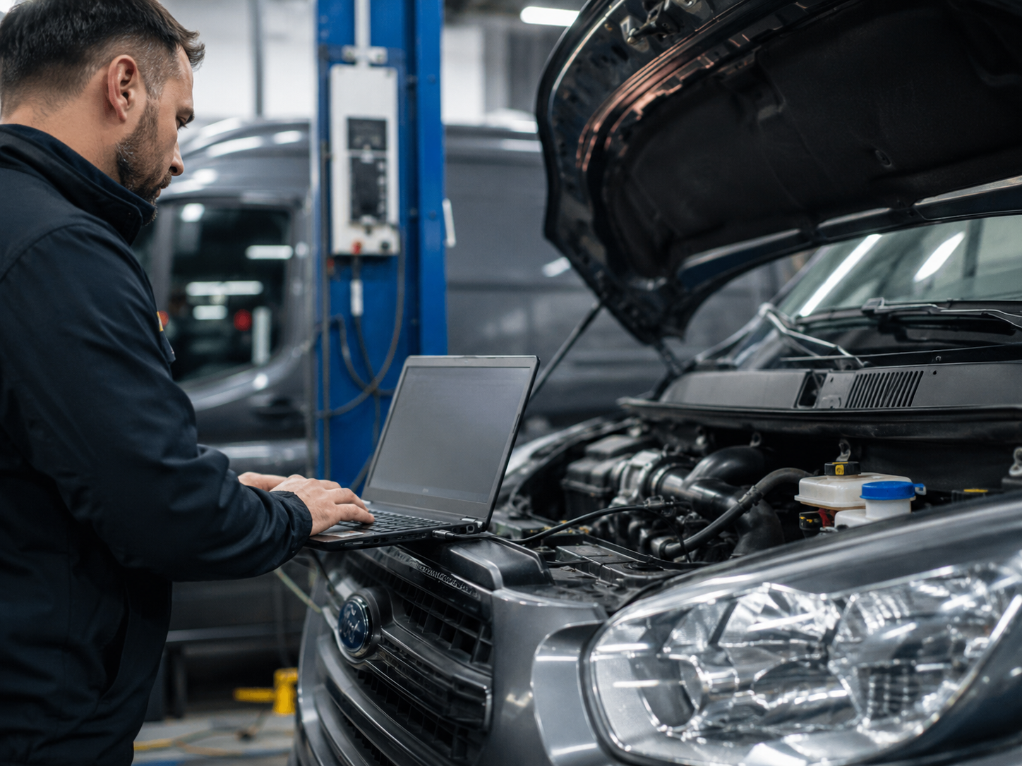 Компьютерная диагностика Ford Transit в мастерской